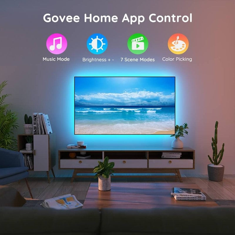 Govee RGB Bluetooth LED Strip Light, Backlight For TV's 46-60 Govee RGB Bluetooth LED Strip Light, Backlight For TV's 46-60